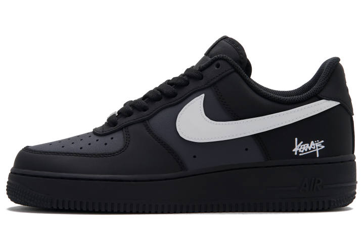 Nike Nike Air Force 1 Summer Son, Soul Creation Low top Skateboard Shoes Unisex Black White