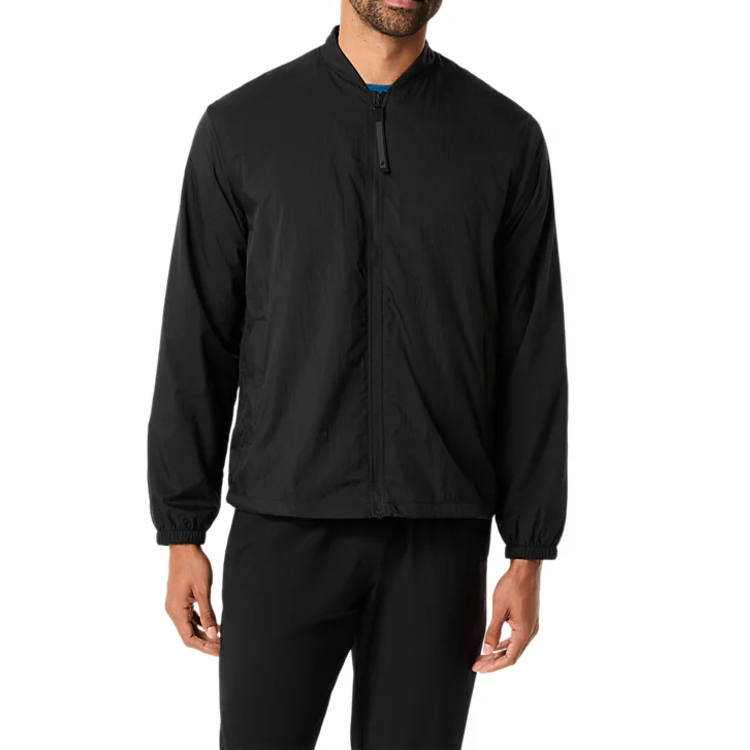 ASICS ASICS Jackets Men's Performance Black Stand Collar Moderate Other