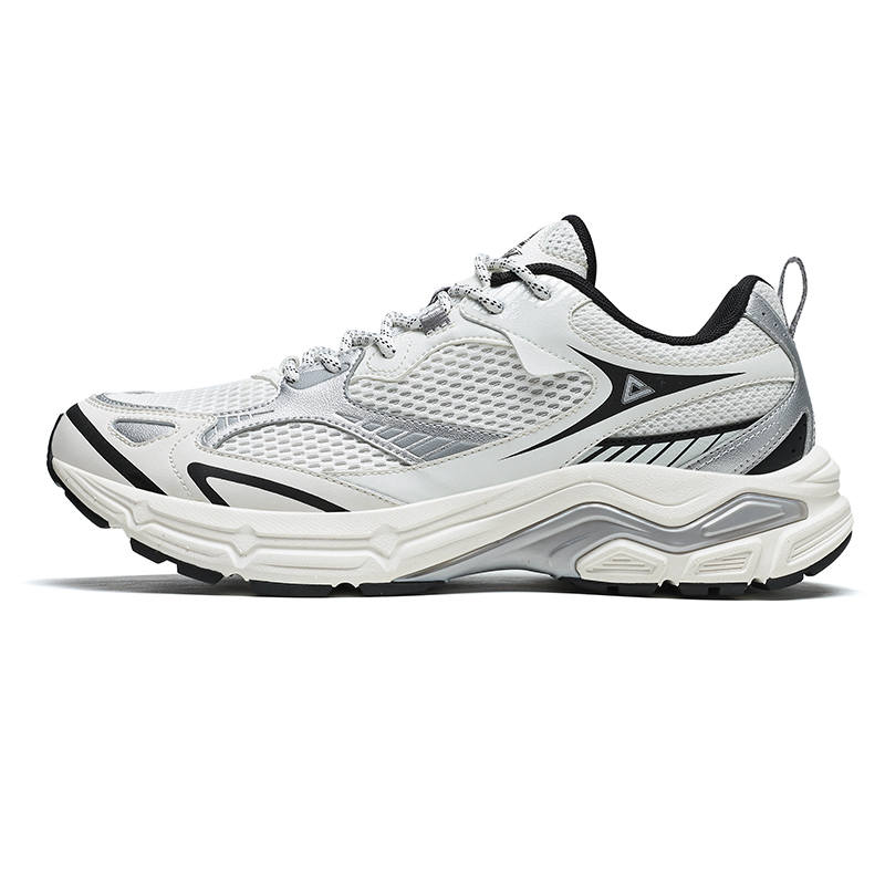 PEAK Taichi 7.0 Mesh Low top Casual Shoes Unisex Ivory Black