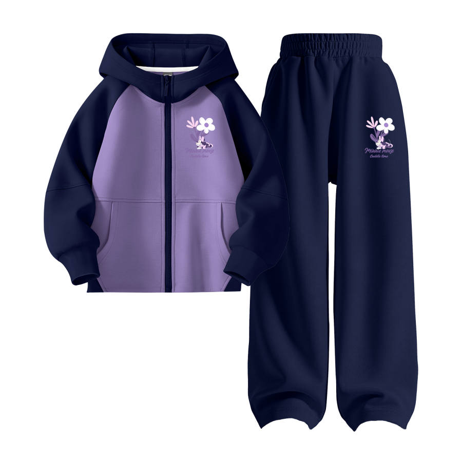 Disney Kids Casual Sportswear Hooded Moderate