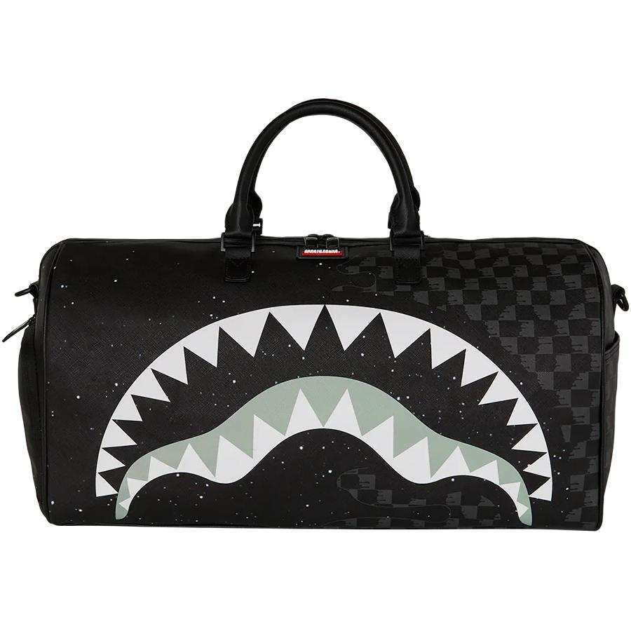 SPRAYGROUND 34L PVC Handbag Travel Bag Unisex Black