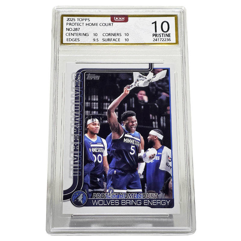 Topps 25 26 Rookie Collection, Edwards Player Card, First Time Leading Team To Western Conference Finals Special Card