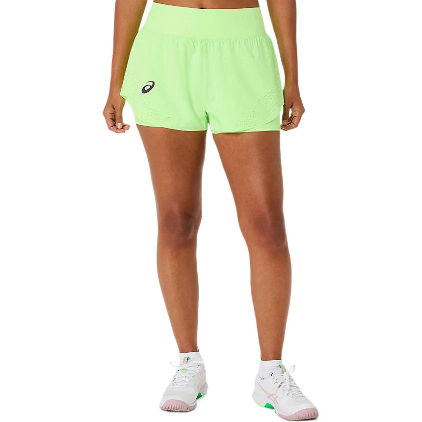 ASICS Sports Shorts Women's Illuminate Green Moderate