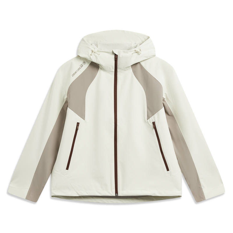 Li-Ning Li Ning Outdoor CF Tracing Single Layer Jackets & Coats Women's Ecru