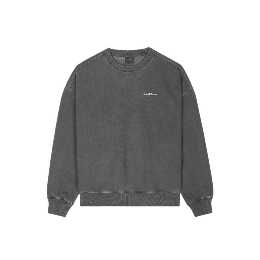 New Balance New Balance Sweatshirts Unisex Charcoal Gray Crew Neck Moderate Regular