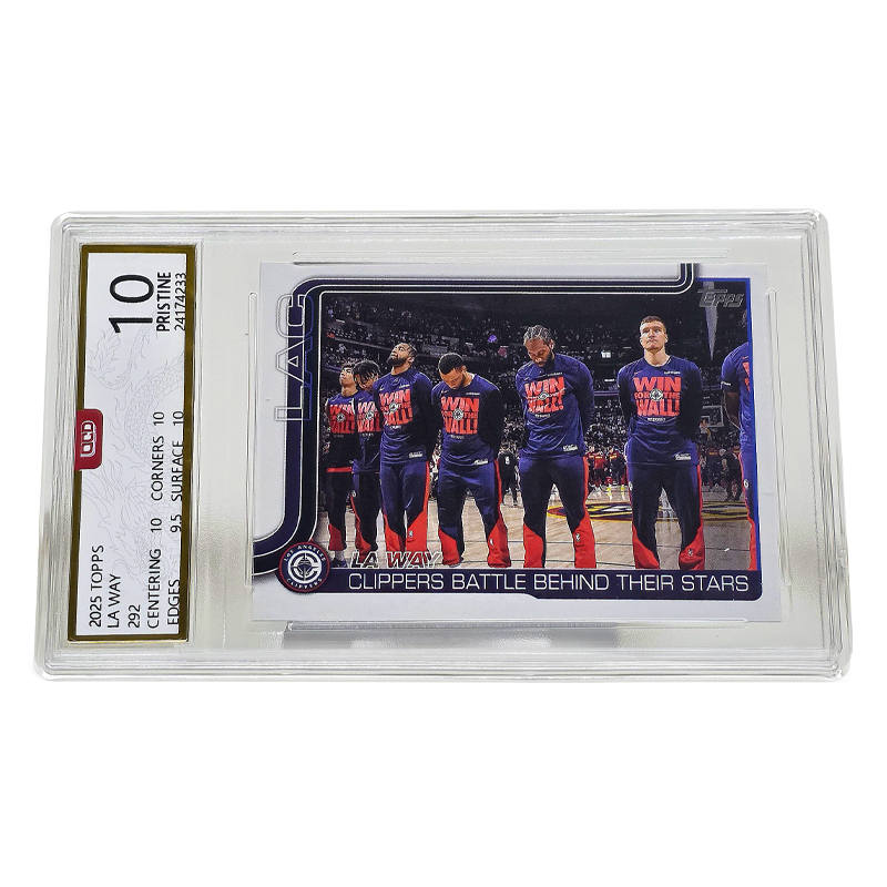 Topps Leonard Star Card, Family Portrait Horizontal Court Selection Moment Graded Cards 1 Pc