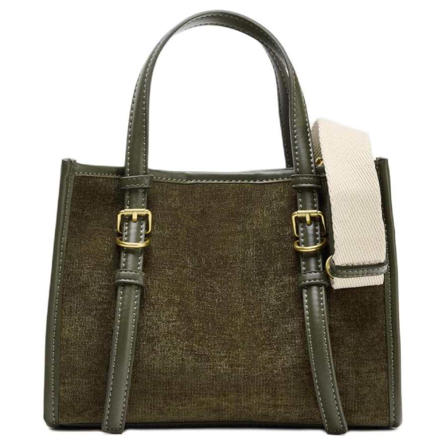 ZARA Polyester One Shoulder Handbag Mini Women's Green