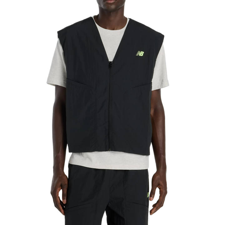 New Balance New Balance Vests Men's Black With Afterglow V Neck Moderate Other