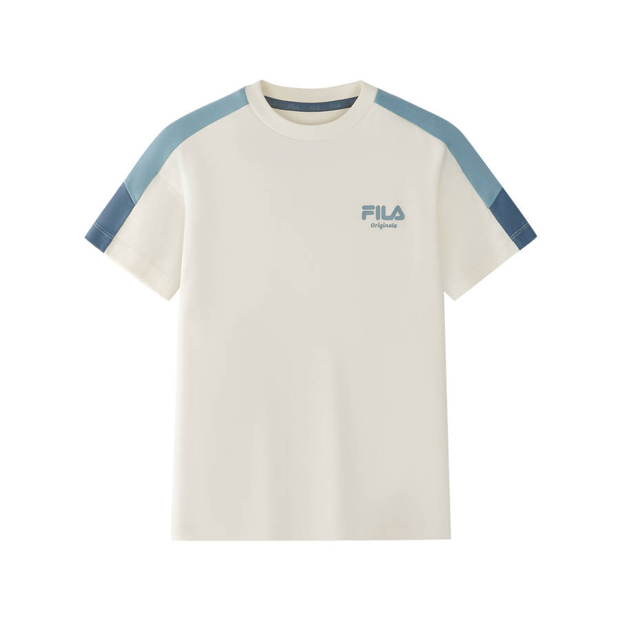 FILA KIDS Short Sleeved T Shirts Pear Blossom White Kids'
