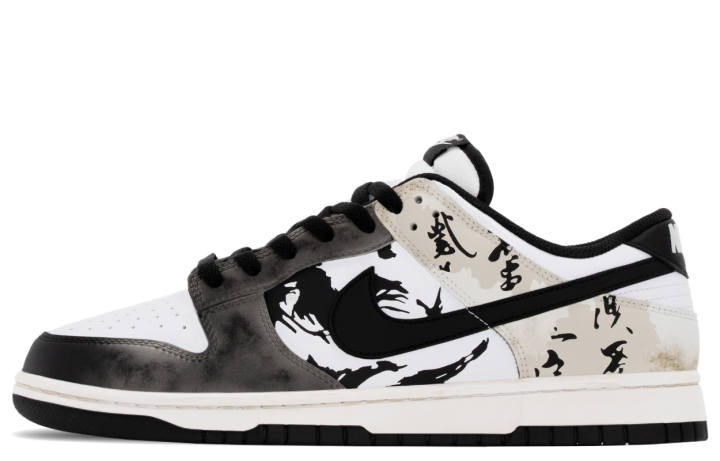 Nike Nike Dunk Vintage, Chinese Style Ink Abrasion Resistant Slip Resistant Abrasion Resistant Slip Resistant Low top