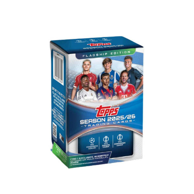 Topps 2025 26 Soccer Ball UCC Flagship European War Sports Cards Whole Box