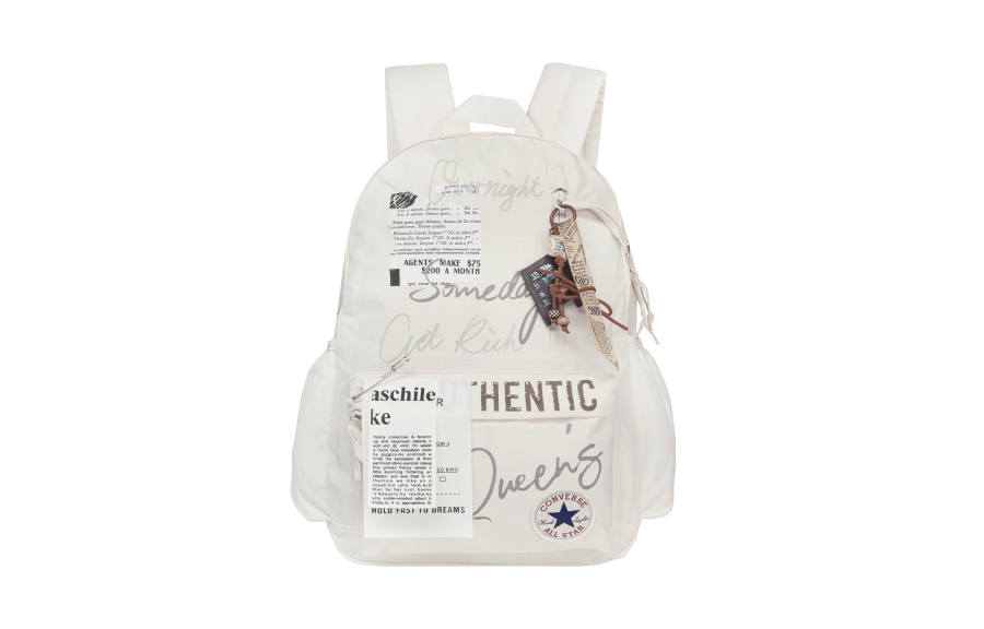 Converse Converse Polyester Mist Effect Canvases Backpack Regular Unisex White