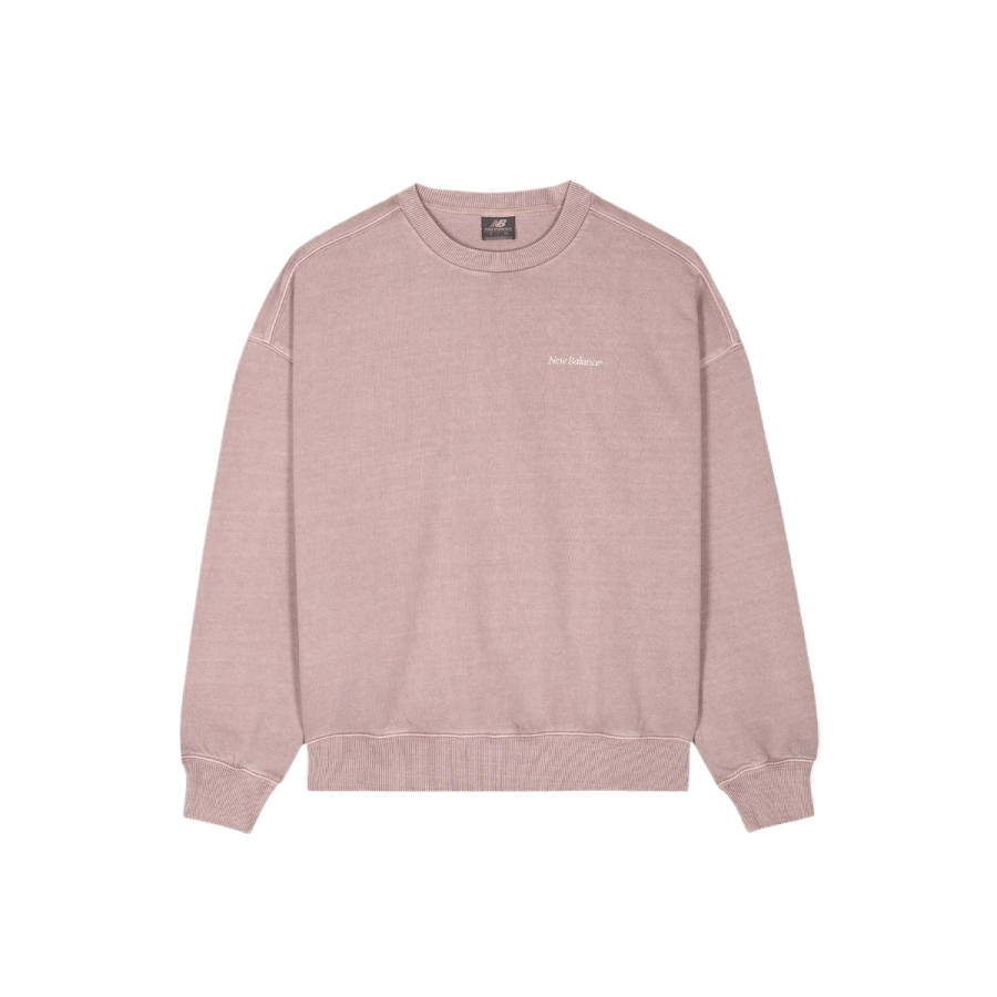 New Balance New Balance Sweatshirts Unisex Gray Pink Crew Neck Moderate Regular