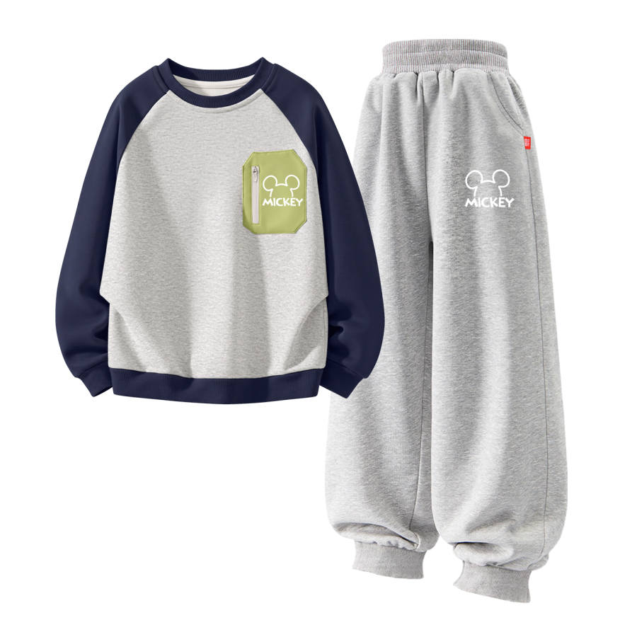 Disney Kids Casual Sportswear Crew Neck Moderate