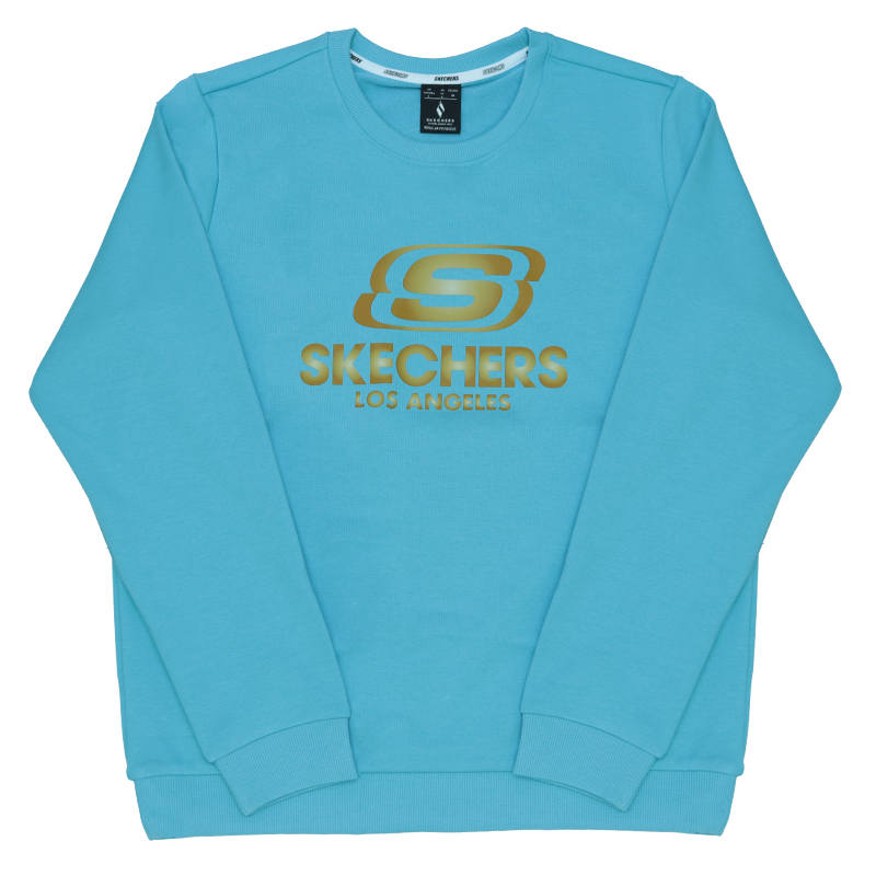 Skechers Sweatshirt Women's Cream Blue