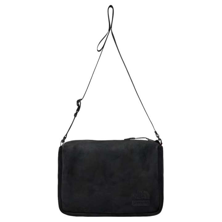 Supreme Supreme The North Face Collaboration Suede Crossbody Handbag, Shoulder Bag Regular Unisex Black