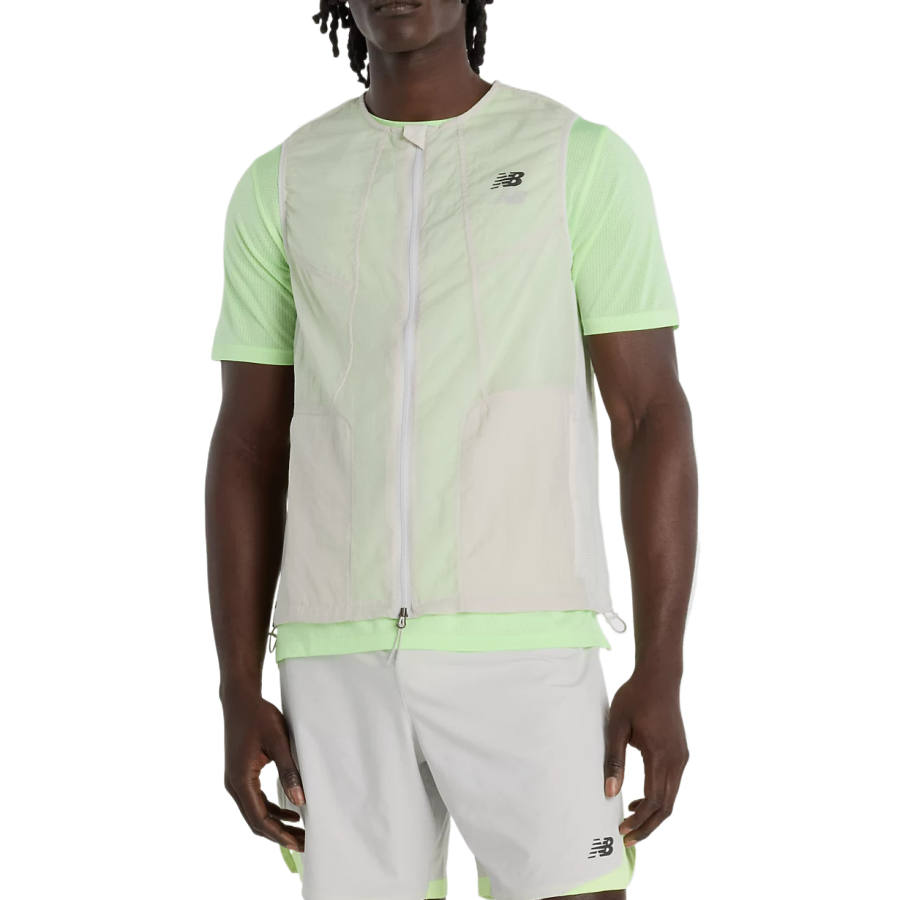 New Balance New Balance Tank Tops Men's Gray Quality Crew Neck Moderate Other