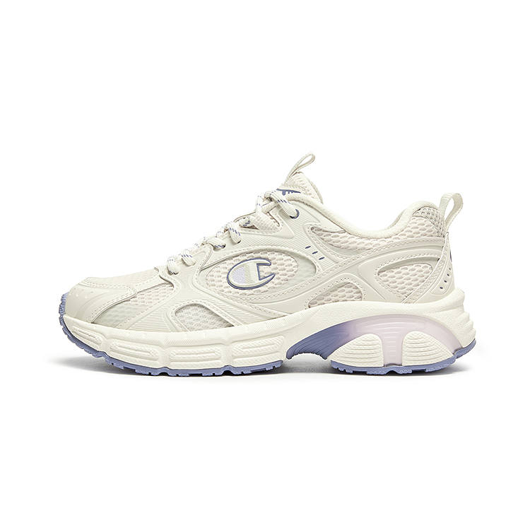 Champion Low top Casual Shoes Women's Milk White/Galaxy Lilac Purple
