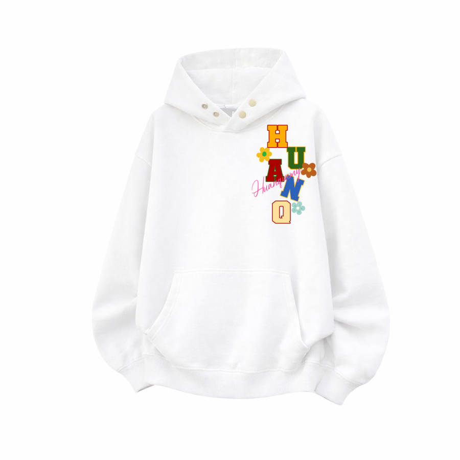 HUANQIU Sweatshirts Unisex Hooded Moderate Heavyweight