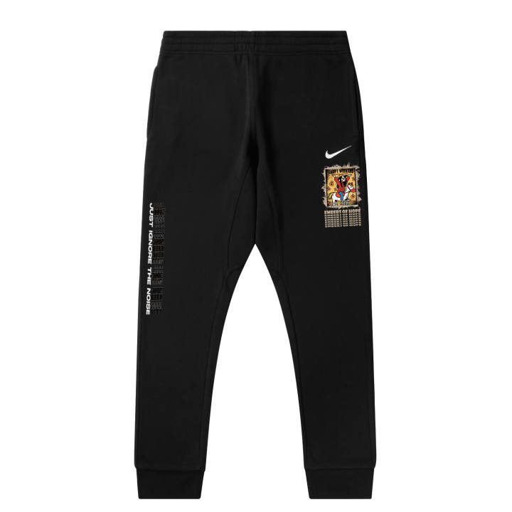 Nike Nike CNY Fortune With Velvet Logo Casual Elastic Cuff Knitted Sweatpants Unisex Black