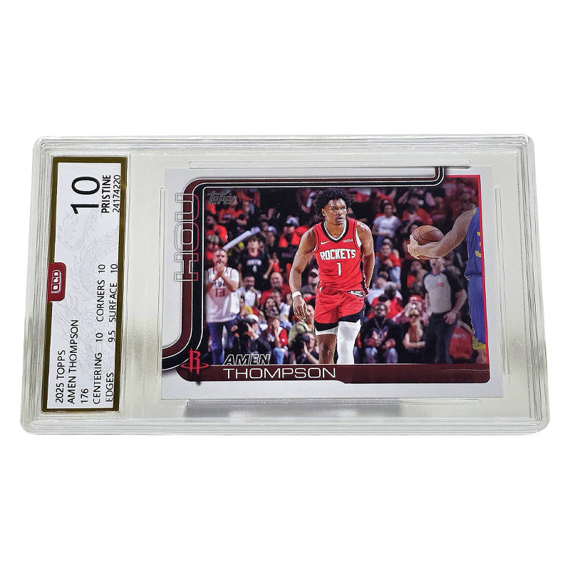 Topps Amen Thompson Player Card, Horizontal Court Highlight Moment Graded Cards 1 Pc