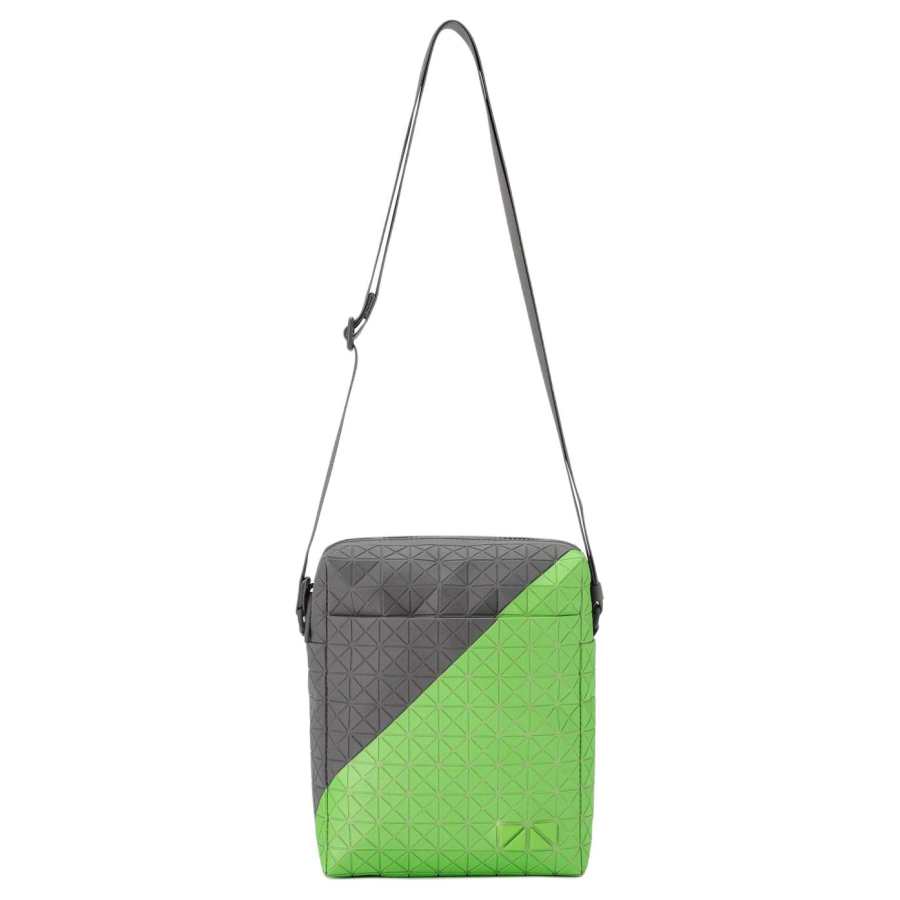 ISSEY MIYAKE Kuro Pu Crossbody Bag, Shoulder Bag Unisex Light Green