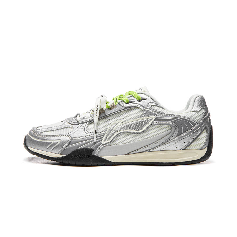 Li-Ning Li Ning Film CLASSIC Low top Casual Shoes Women's Silver White
