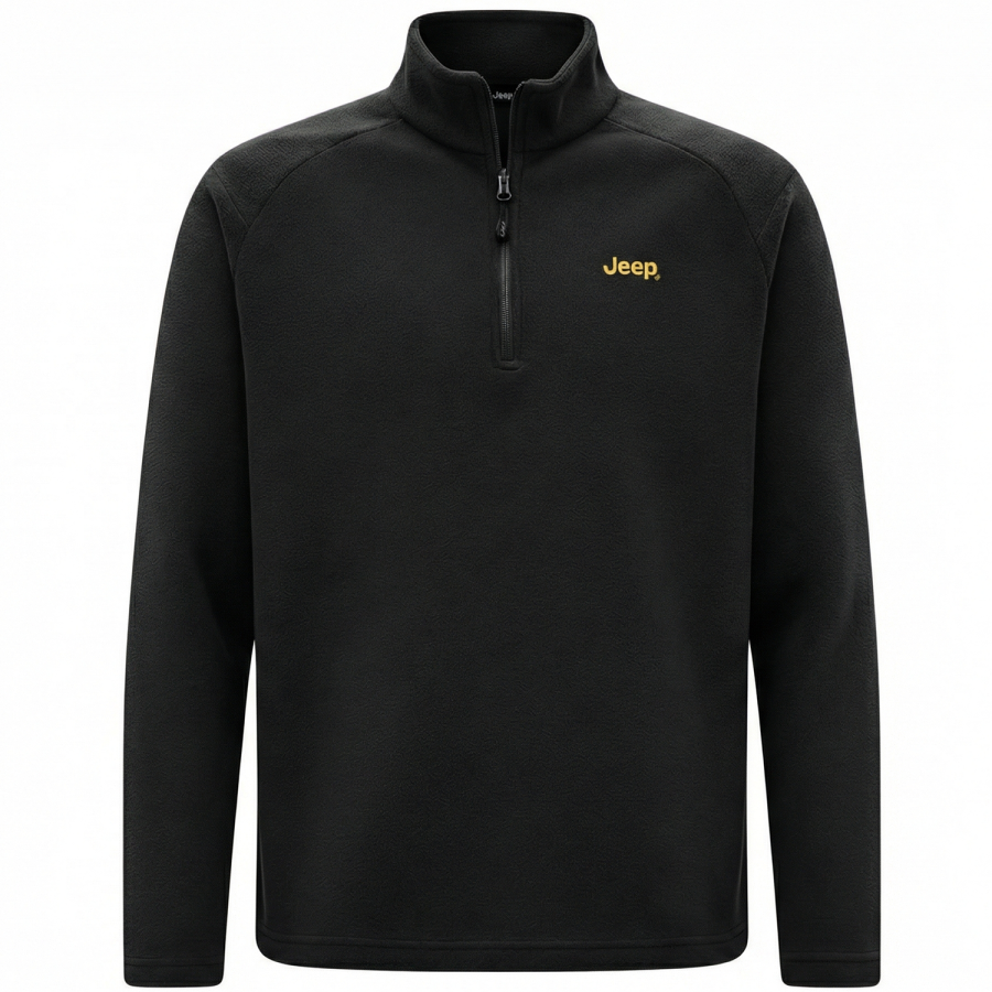 Jeep Sweatshirts Unisex Stand Collar Moderate Heavyweight
