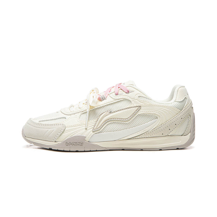 Li-Ning Li Ning Film CLASSIC Low top Casual Shoes Women's Ecru