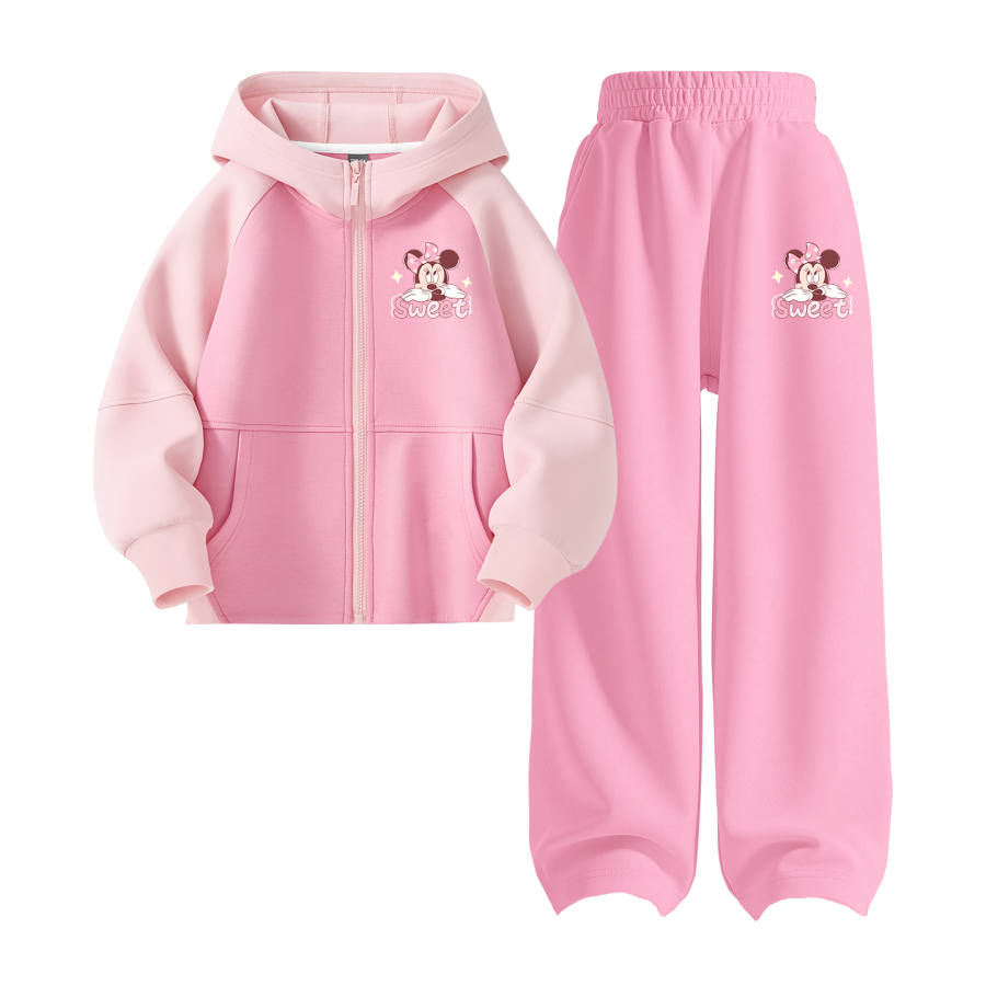 Disney Kids Casual Sportswear Hooded Moderate