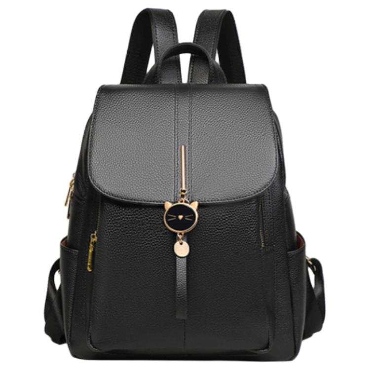 Millies MILLIE'S Cow Leather Backpack Regular Women's Black