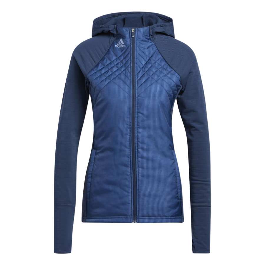 Adidas Adidas Golf Clothing Women's Marine Blue Stand Collar Moderate