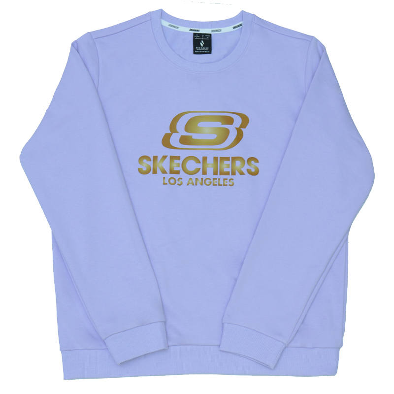 Skechers Sweatshirt Women's Light Snow Cyan