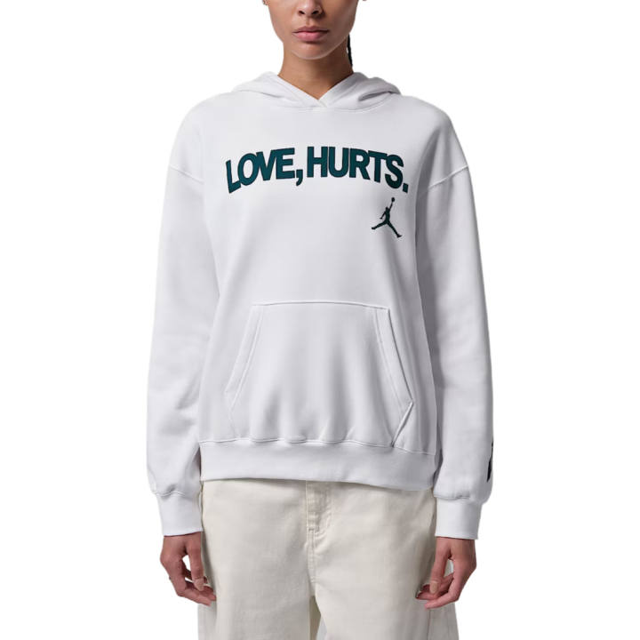 Jordan Jordan Sweatshirts Women's White Hooded Non Detachable Moderate Regular