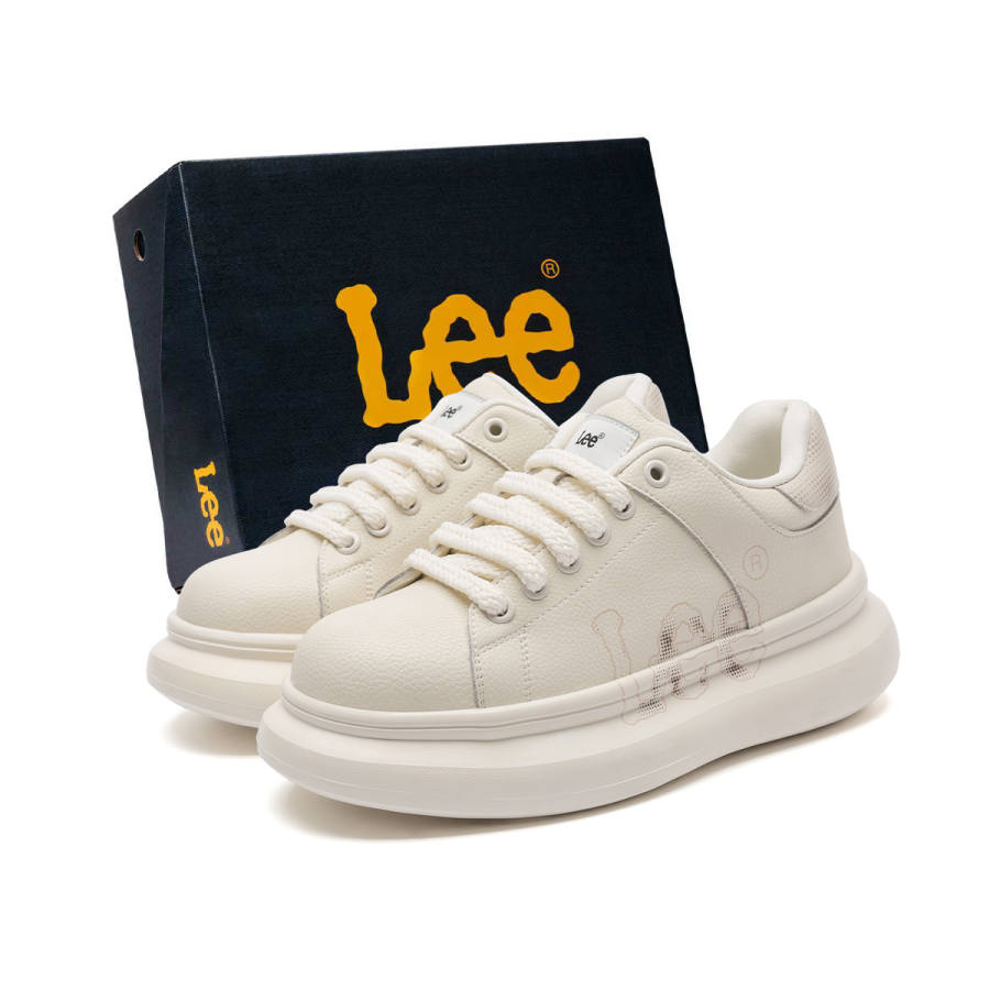 Lee Lee Cow Split Leather Low top Skateboard Shoes Men's