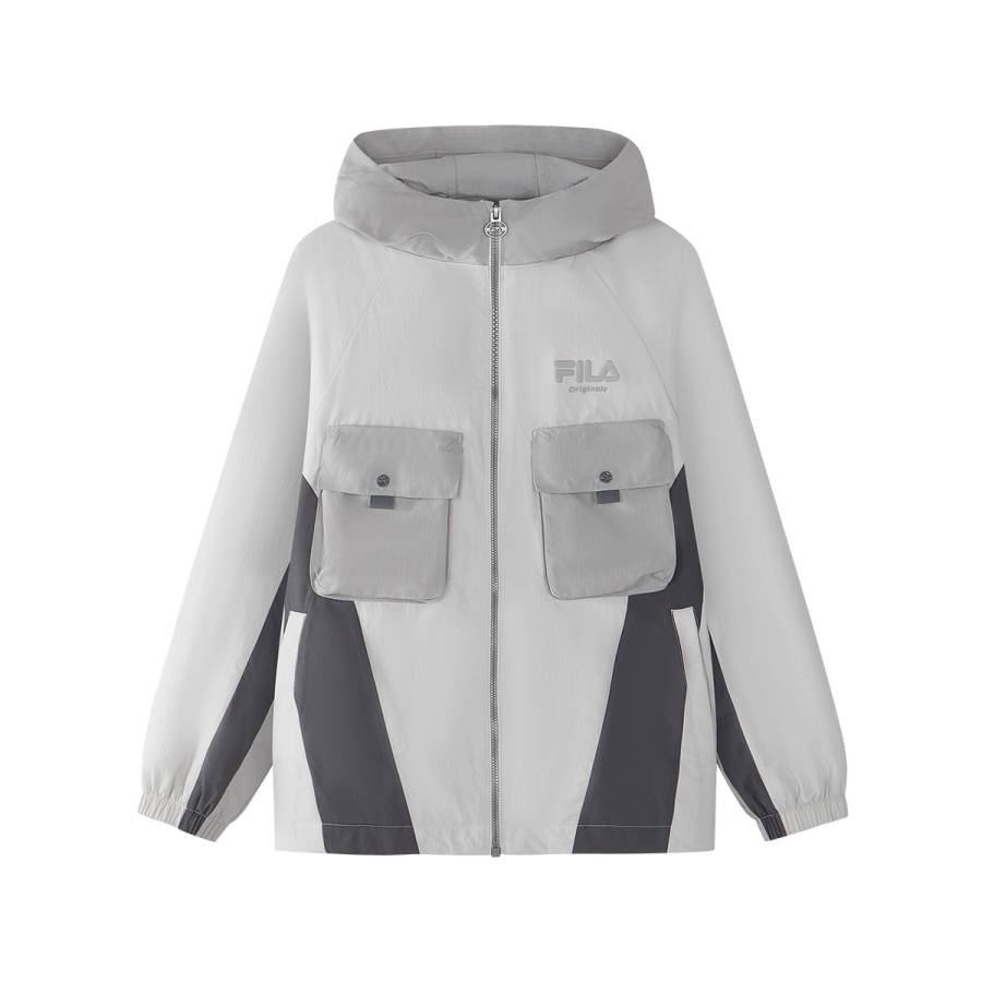 FILA KIDS Woven Coat Stratum Gray Kids'