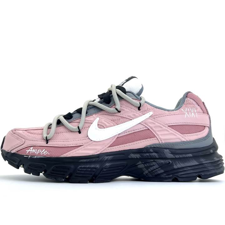 Nike Nike Initiator Leather, Textile Cushioning, Wear Resistant Low top Long Distance Running Shoes Unisex Dusty Pink