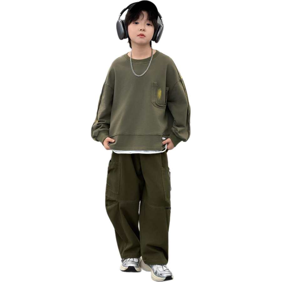 EASTERN CAMEL Grade School Casual Sportswear Crew Neck Moderate