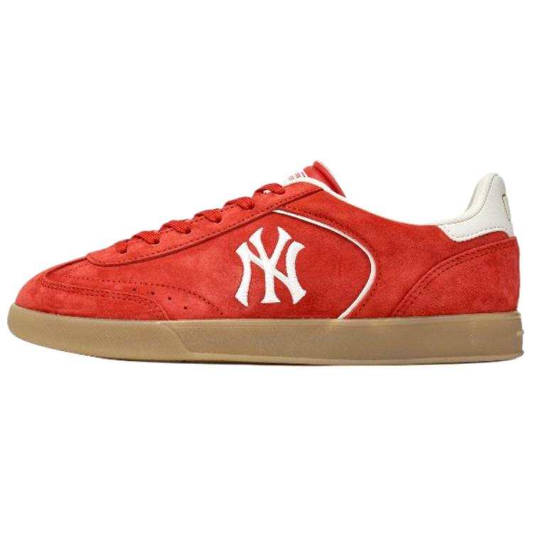MLB New York Yankees Lightweight Anti Slip Low top Skateboard Shoes Unisex Red