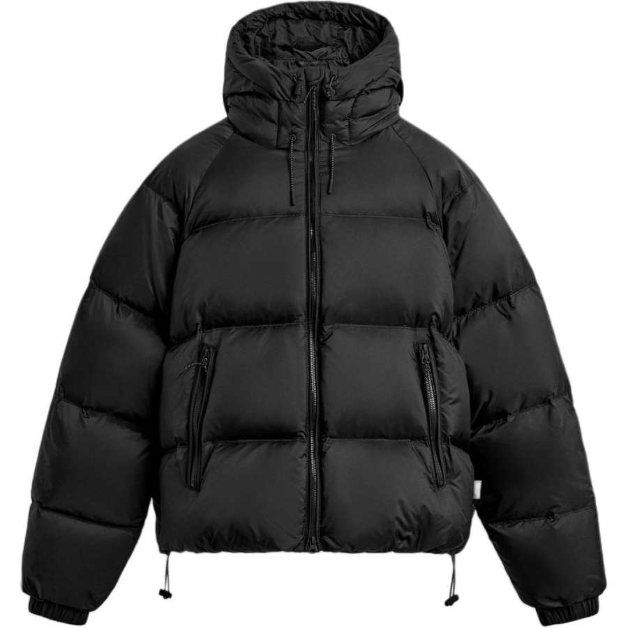 ZARA ZARA Down Jackets Men's Black Hooded Moderate