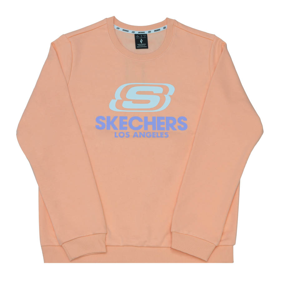 Skechers Sweatshirt Women's Orange Peach Pink