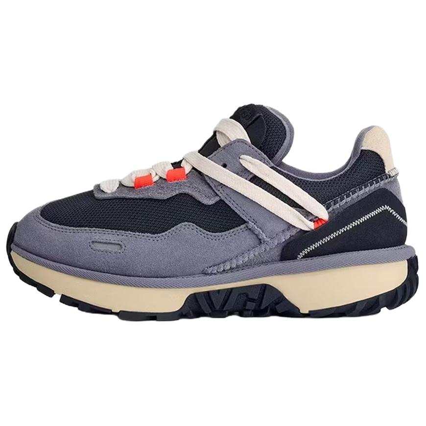 UGG Textile, Split Cow Leather Low top Casual Shoes Women's Dark Indigo