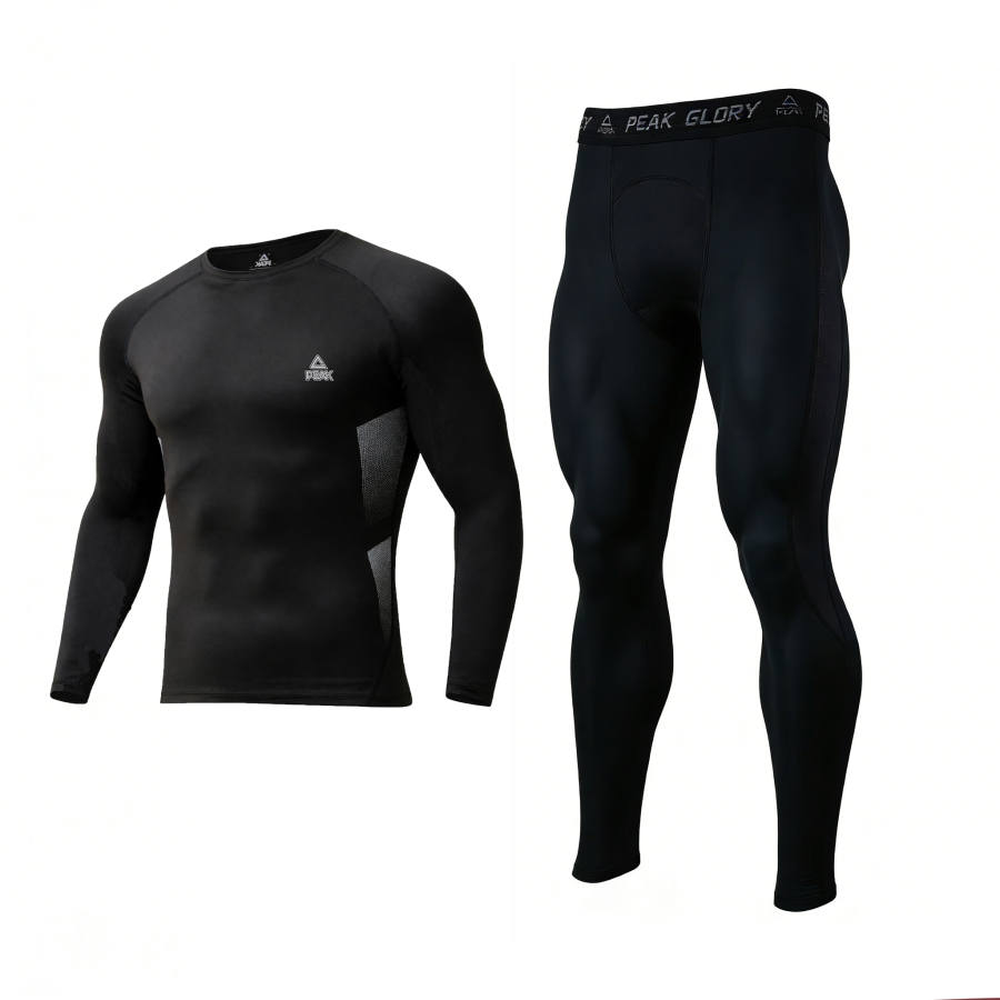 PEAK PEAK Fitness Sets Men's Crew Neck Thin