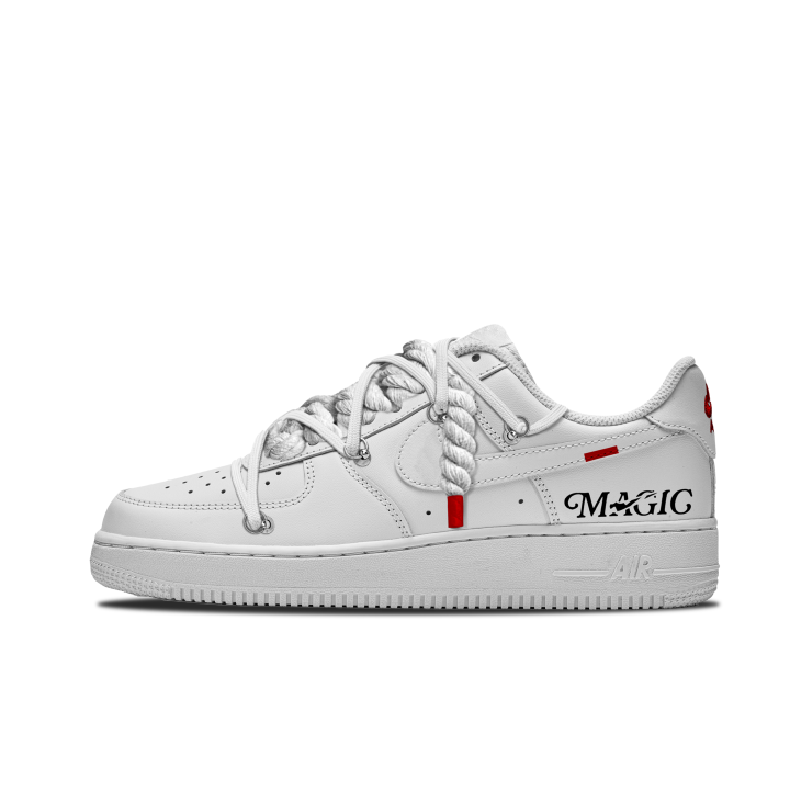 Nike Nike Air Force 1 Montage Leather Balance Abrasion Resistant Lightweight Slip Resistant Low top Skateboard Shoes Unisex