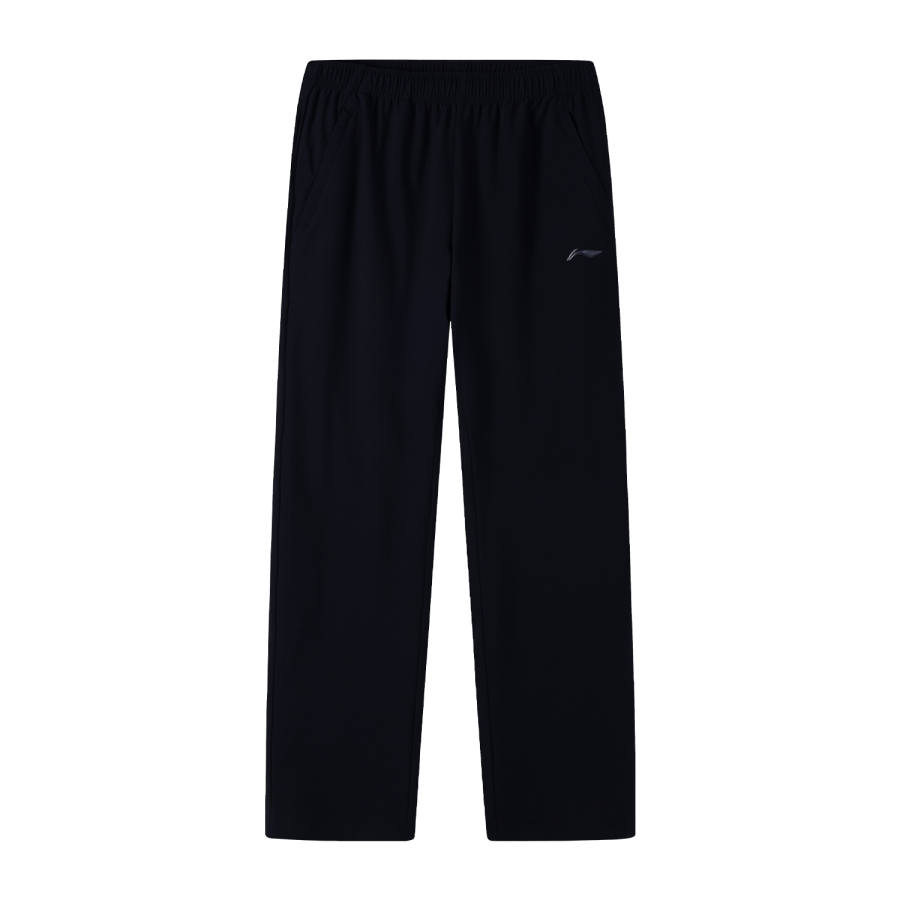 Li-Ning Li Ning Knitted Sweatpants Men's Black Moderate Straight Fit Pants