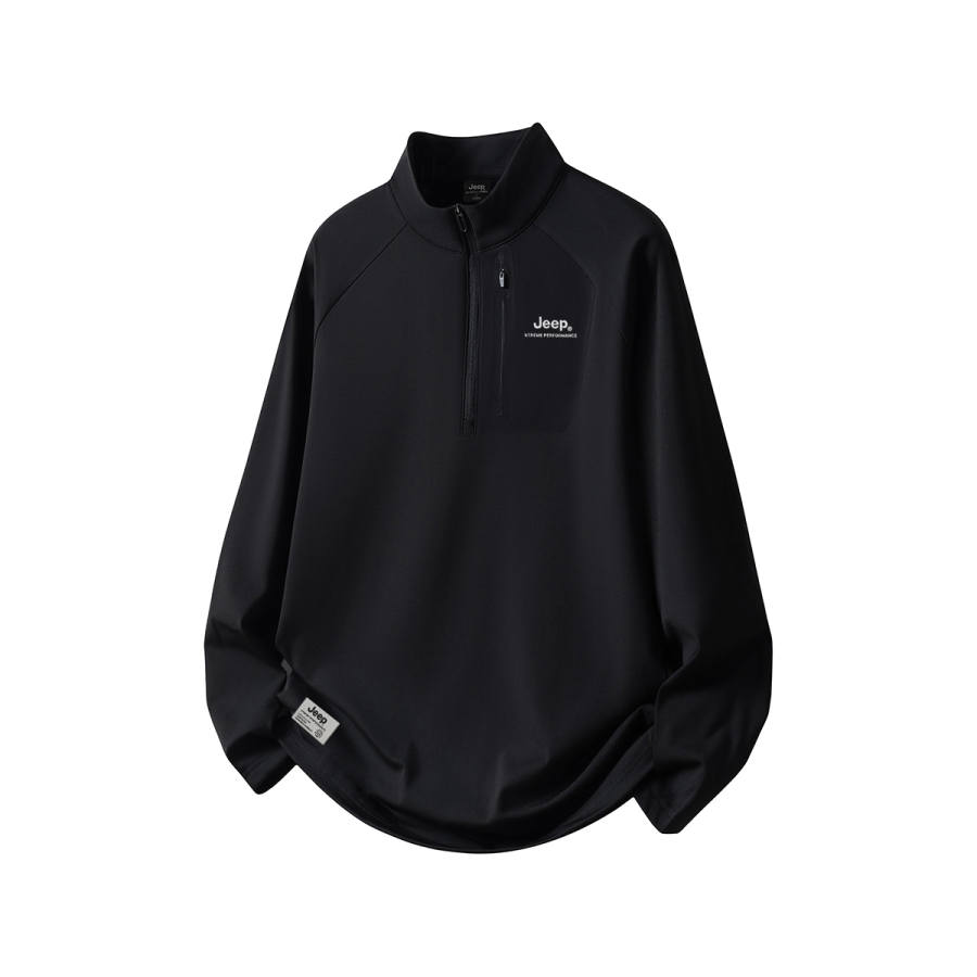 Jeep T Shirts Unisex Half Turtleneck Moderate Straight Fit