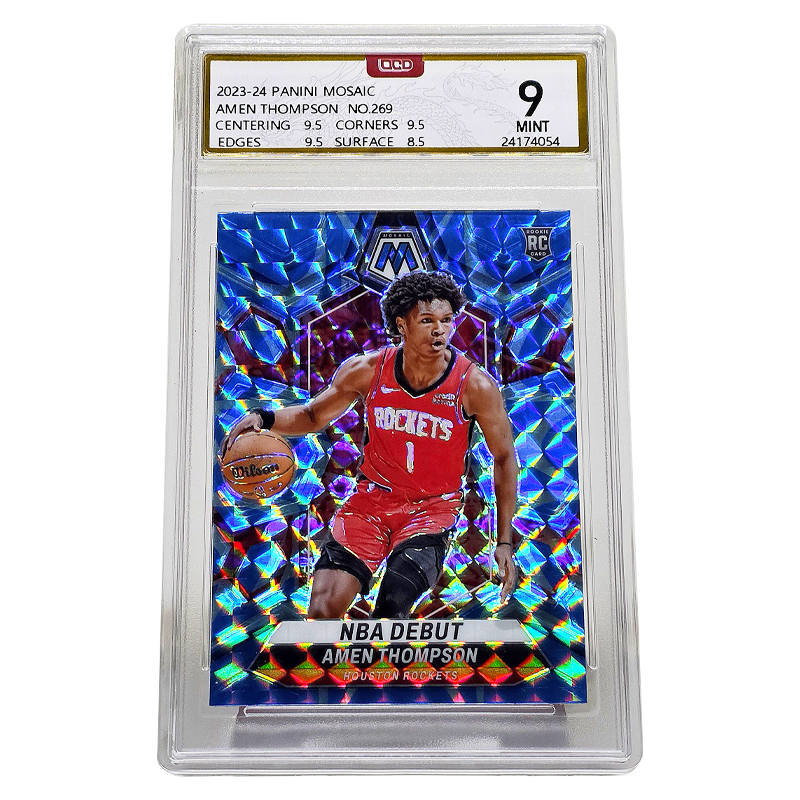 PANINI Amen Thompson Star Card, 23 Draft, Rookie Year Rising Stars RC, Mosaics Collection Graded Cards 1 Pc