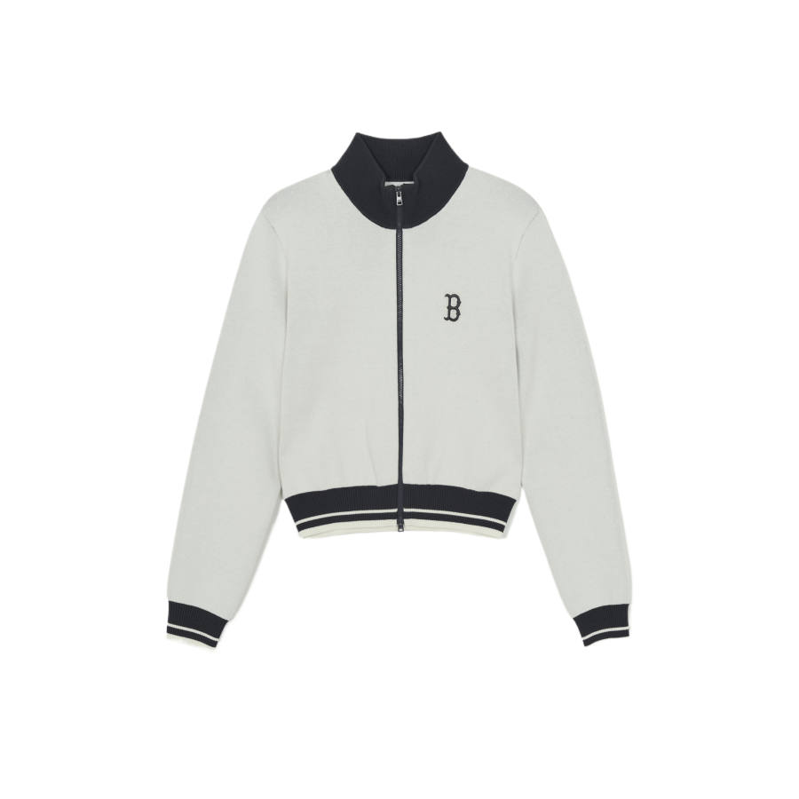 MLB MLB Knitwear Women's Cream Stand Collar Moderate