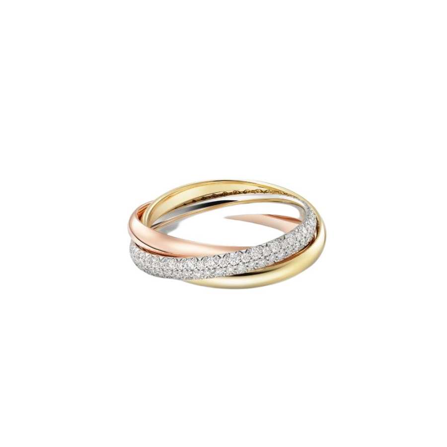 Cartier CARTIER Trinity Series Rings Unisex Multicolor