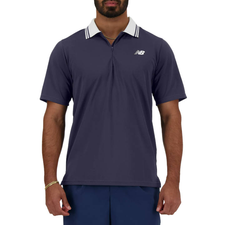 New Balance New Balance Polo Shirts Men's Boysenberry Versatile Lapel Moderate